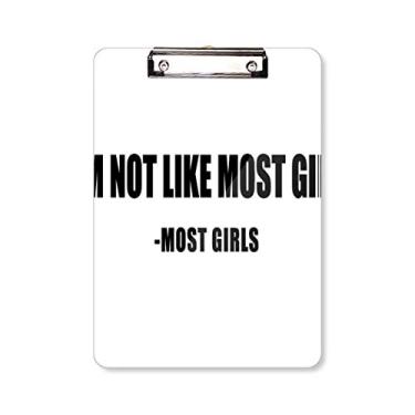 Imagem de Placa de apoio com a frase "Joke Most Girls Said Clipboard", pasta de escrita A4