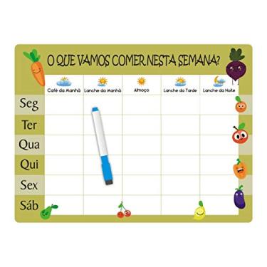 Imagem de Cardápio Semanal - Planner - Dieta 2 - Ímã De Geladeira