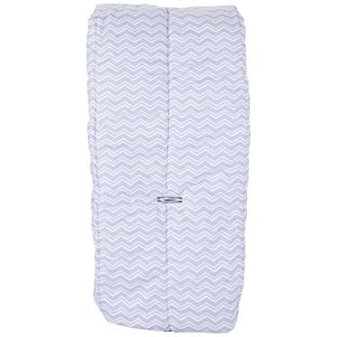 Imagem de Alan Pierre Baby Capa Para Carrinho - Chevron Cinza - Pliko Sem Bordado Chevron Cinza