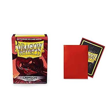 Imagem de Dragon Shield Classic Crimson Standard Size 100 ct Card Sleeves Individual Pack