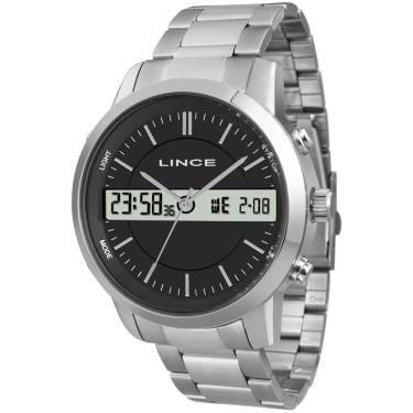 Imagem de Relógio Lince Masculino Ref: Mam4489l P1sx Anadigi Prateado