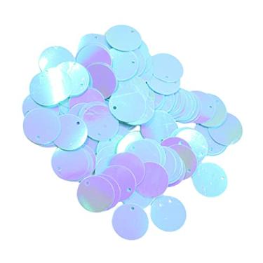 Imagem de Bonarty 16 mm Lantejoulas Lantejoulas Lantejoulas Soltas para Bordado, Noivado, Apliques, Enfeite de Festa de Casamento, Brincos, Decoração de Peça - Azul