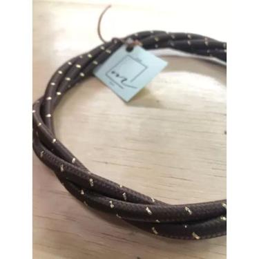 Imagem de Kit Extensão Elétrica Colorida 3,0 Mts Machofêmea Branco Decorativa