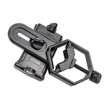 Imagem de ＫＬＫＣＭＳ Adaptador de telefone para telescópio, adaptador de montagem para binóculos, lunetas monoculares, adaptador de telescópio estável para espelho