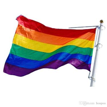 Imagem de Bandeira LGBT Gay 1,50x0,90mt!