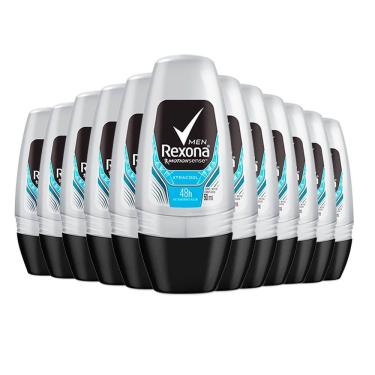 Imagem de Kit Desodorante Roll On Rexona Xtracool 50ml - 12 Unidades