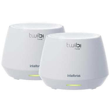Imagem de Conjunto Roteador Mesh Wifi 6 Intelbras Twibi Force Ax Nfe