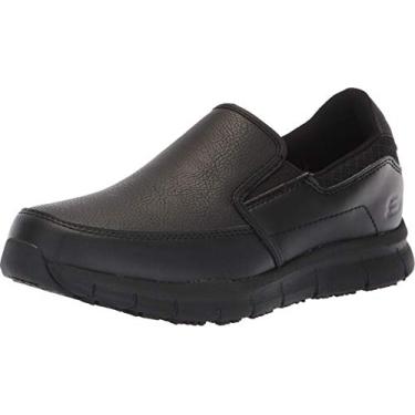 Imagem de Skechers Tênis feminino Sure Track-warfell Food Service, Poliuretano preto, 7