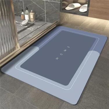 Imagem de GROWBY Tapete de banho super absorvente tapete de banheiro tapetes laváveis capachos banheira lado chuveiro antiderrapante, 58,3,40x60cm s