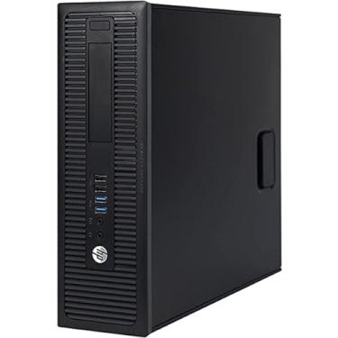 Imagem de HP EliteDesk 800 G1 Desktop Business PC ultrafino, Intel Core i5-4570S, 2,90 GHz, 240 GB, Intel HD Graphics 4600, Windows 7 Professional 64 bits, preto (recondicionado)
