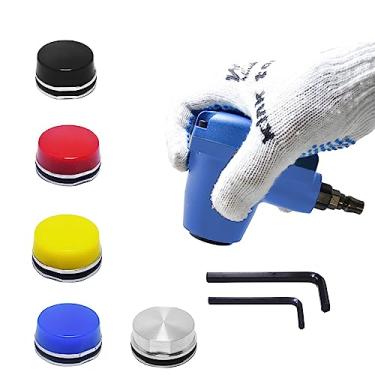 Imagem de QMGXOU Martelo pneumático pneumático de 1000 tempos com 5 pontas de martelo de plástico ultramacio para manutenção de veículos de reparo de pneus