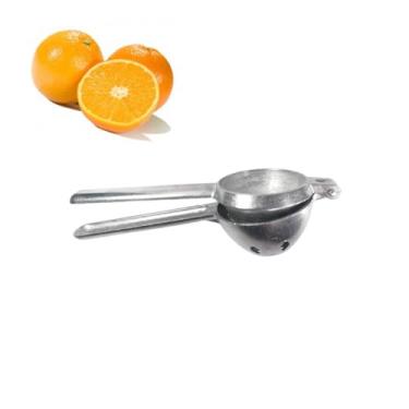 Imagem de Espremedor Amassador Manual De Laranja Alumínio Grande 8cm