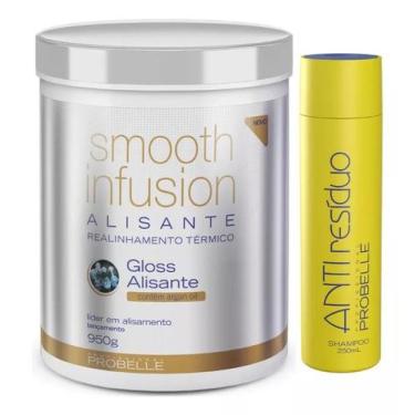 Imagem de Kit Botox Alisante  Smooth Infusion 950 G + Shampoo Anti Residuo 250 M