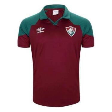 Imagem de Camiseta Umbro Fluminense Polo Viagem 2023-Masculino