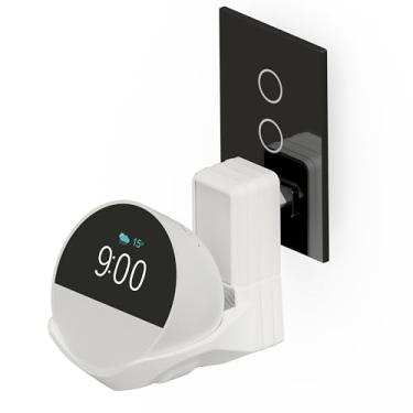 Imagem de Suporte Parede Compatível Com Alto falante inteligente esconde fios - Branco - Stephan