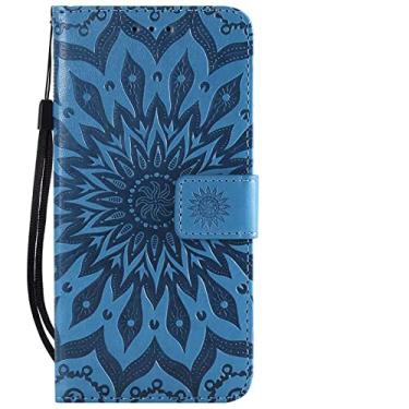 Imagem de Capa de telefone com alça de couro da moda Capa de carteira para Samsung Galaxy J5 J7 2016 J510 J710 J2 Core J4 Prime J6 Plus J8 Pro 2018 Flip PU, G7, azul, para Samsung J2 Pro 2018