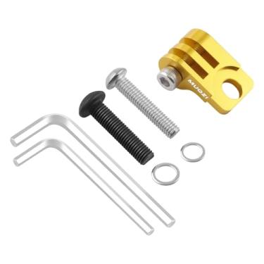 Imagem de UGPLM Suporte para câmera de ação de computador de bicicleta Suporte para medidor de velocidade para bicicletas de estrada para descanso Adaptador de, Ouro