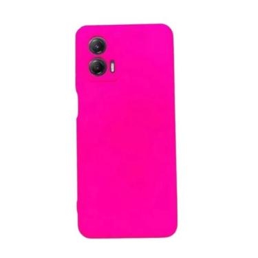 Imagem de Capa Veludada Mais Película 3D Moto G73 - DB Distribuidora Brita, Pink