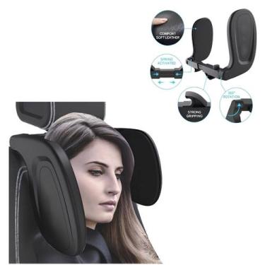 Imagem de Travesseiro apoio banco De Carro universal Encosto Cabeça - ZEM