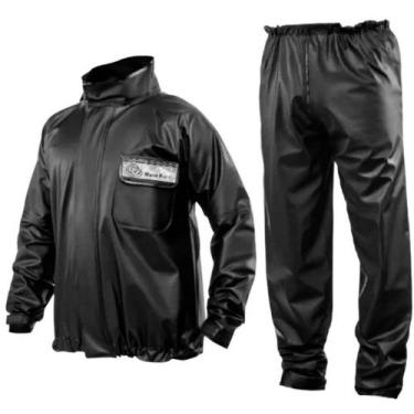 Imagem de Capa De Chuva Motoqueiro Impermeável Preto GG Brascamp 1234