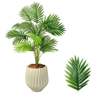 Imagem de Planta Artificial Palmeira + Vaso Origami Polietileno - FlorImp