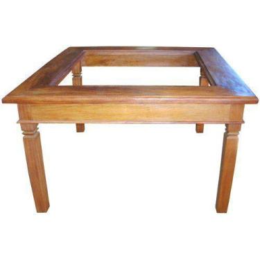 Imagem de Mesa Rústica Nara em Madeira de Demolição - Cód 664 - Barrocarte