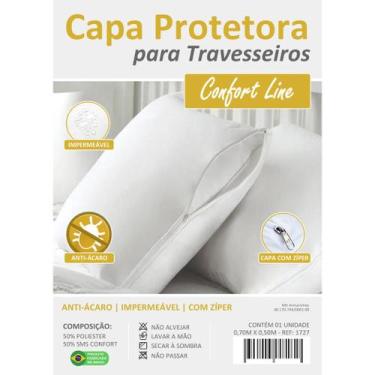 Imagem de Protetor Travesseiro Impermeável SMS Super Confort Line Branco - M5 Co