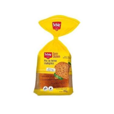 Imagem de Pão De Forma Multigrãos Sem Glúten E Lactose 200Gr - Schar, 200g