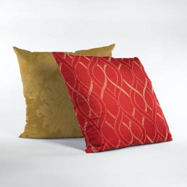 Imagem de Kit 2 Capas de Almofada de Natal Natalina Decorativas 45 x 45 - Millen