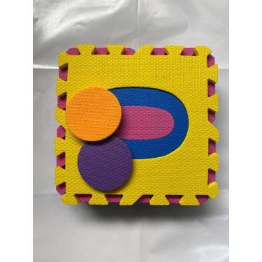 Imagem de Tapete Kids Amarelinha Tatame bebe infantil educacional - OREIDOEVA