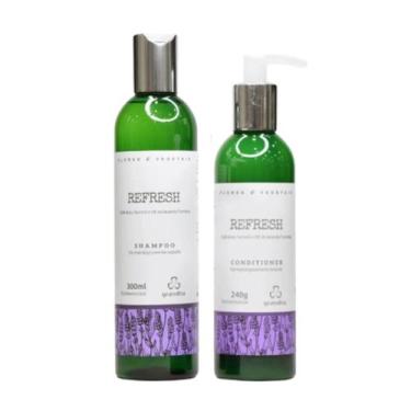 Imagem de Shampoo e condicionador Refresh Flores e Vegetais - Grandha