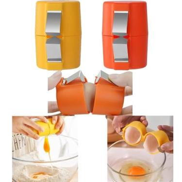 Imagem de Pacote com 2 ferramentas de cortador de ovo ferramenta de biscoito de ovo abridor de casca de ovo descascador de ovos cozidos ferramenta para biscoitos de ovos utensílios de cozinha cortador de ovo