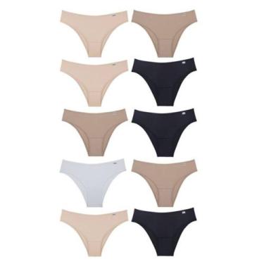 Imagem de Calcinha DelRio Biquíni em Microfibra 511821 C/10, Areia, Mousse, Pret