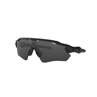 Imagem de Oakley Óculos de sol retangulares masculinos Oo9208 Radar Ev Path, Preto fosco/cinza, 38 mm