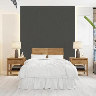 Imagem de Papel de Parede Textura Anubis Preto ou Cinza - Rolo com 10 Metros  Re