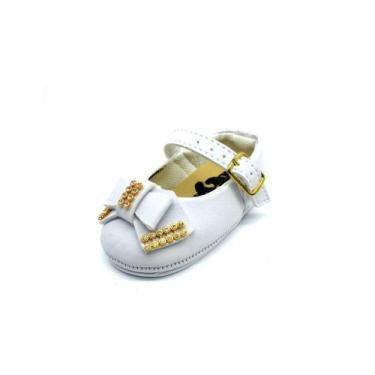 Imagem de Sapatinho bebe menina recem nascido infantil sapato macio criança conf