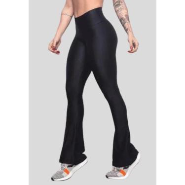 Imagem de Calça Legging Flare Bailarina Boca de Sino Fitness Casual Suplex - Gol