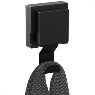 Imagem de Cabide De Parede Gancho Com Ventosa Preto UN.Max - Unidas