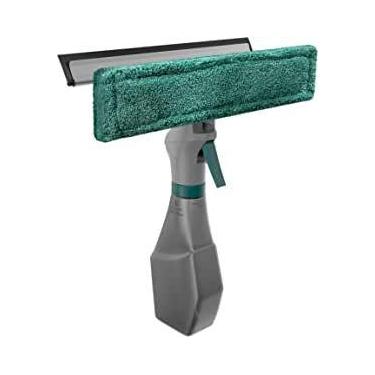 Imagem de Limpa Vidros Spray, Rodinho e Limpeza, Reservatório 230 ml, Verde, Fla