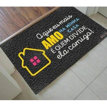Imagem de Tapete Porta Capacho Personalizado 60x40 - Emborrachado - JGC COMERCIA