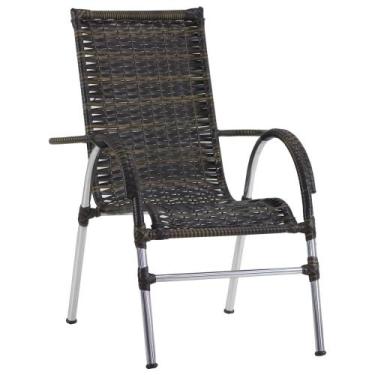 Imagem de Cadeira Vênus Área Jardim Lazer Piscina Trama Original, Pedra Ferro