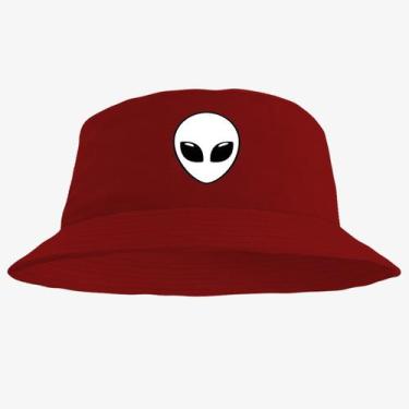 Imagem de Chapéu Bucket Hat Estampado ET - MP Moda Masculina, Vermelho, Único