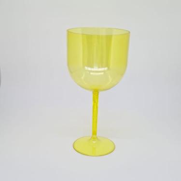 Imagem de kit 30 Taças Gin cristal coloridas 550ml - Deluma, Amarelo Translúcido