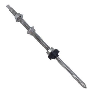 Imagem de 2 Parafusos M10x300 Conector Placa Solar Telha Fibrocimento - SunProp