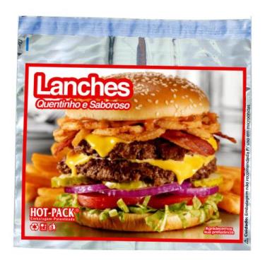 Imagem de Embalagem térmica para lanches delivery c/200 - Agenflex