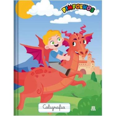 Imagem de Caderno Caligrafia Brochura 40 Folhas Pimpolhos Azul - SD