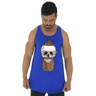 Imagem de Regata Longline Estampada Masculina MXD Conceito Caveira de Moicano, A