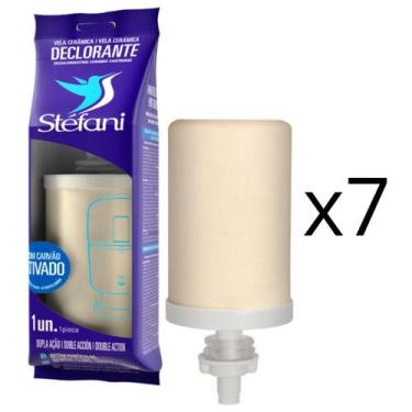 Imagem de Kit 07 Un Vela Stéfani São João Declorante Carvão Ativado - Stefani