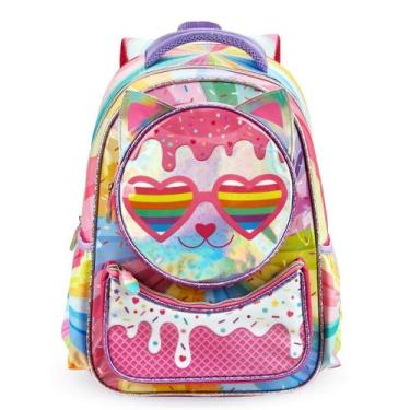 Imagem de Mochila de Creche Infantil Gatinha - Denlex