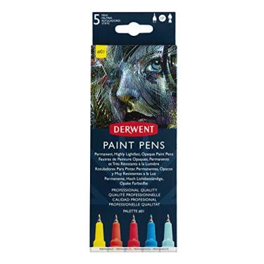 Imagem de Derwent, Kit com 5 canetas Paint Pen 0,5mm - Paleta de cor #01, Kit com 5, 2305518